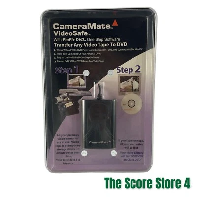 CameraMate VideoSafe w/ProPix Transfer any Video Tape to DVD. New - Image 1 of 4