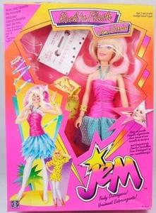 Jem et Les Hologrammes - Flash'n Sizzle Jem/Jerrica Rock'n Flash (neuve en boite - Foto 1 di 3