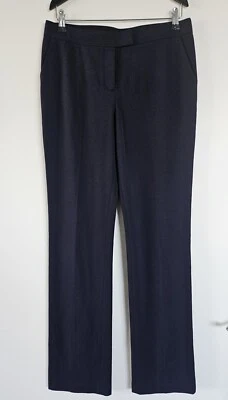 NWT Tory Burch Women's Medium Navy Trouser Pants Sz S Pockets  - Image 1 of 4