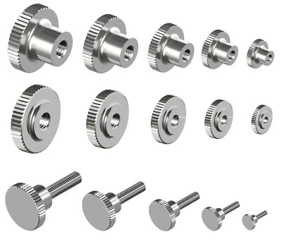 Edelstahl Rändel-Schraube -Mutter M 2,5 3 4 5 6 8 10 mm DIN 464 466 467 A1 15104 - Bild 1 von 4
