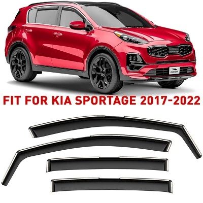 Rain Guards Vent Visors Shade for 2017-2022 Kia Sportage - Image 1 of 4