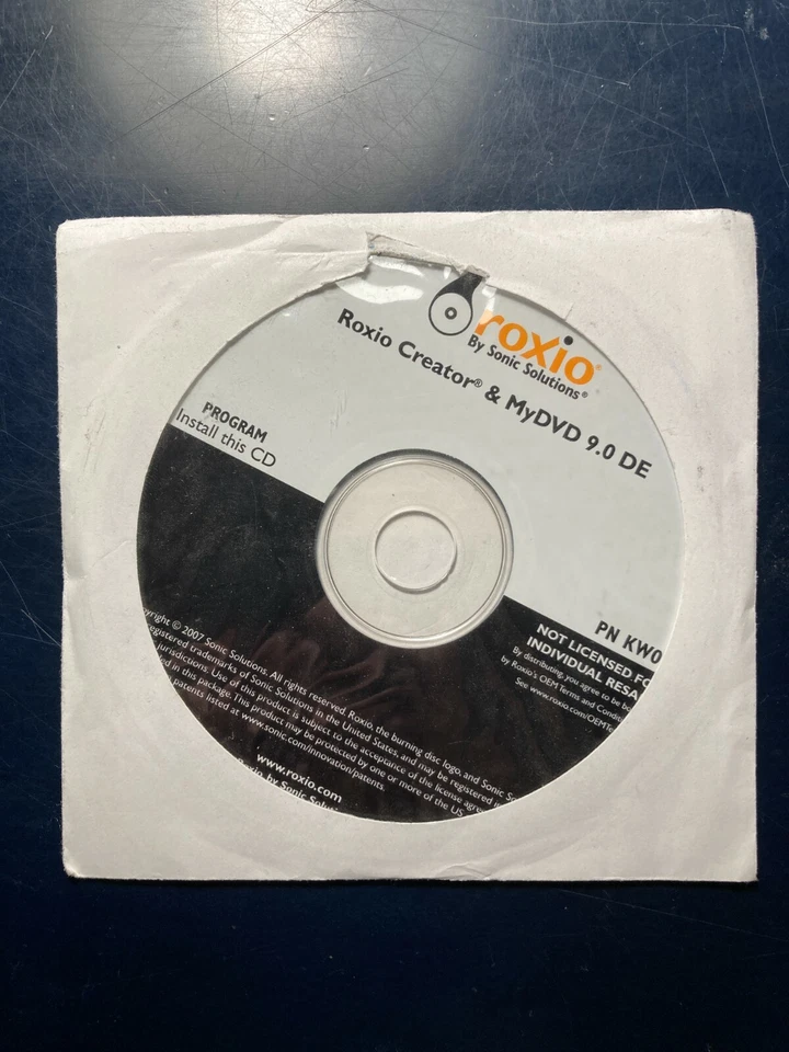 Roxio by Sonic Solutions, Roxio Creator & My DVD 9.0 DE - Image 1 of 1