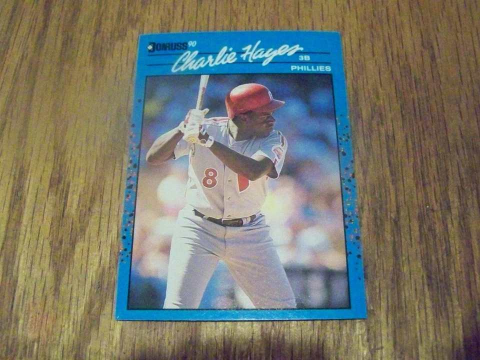 CHARLIE HAYES  1990 DONRUSS THE BEST OF THE NATIONAL LEAGUE BASEBALL CARD #106 - Image 1 of 1