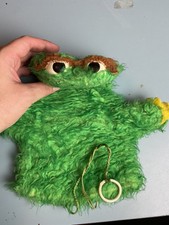 Vintage 70s Muppet Puppet Oscar The Grouch Jim Henson Sesame Street