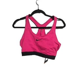 NWT Nike Dri-Fit Pink Athleisure Yoga Gym Racerback Sports Bra Womans Size XL - Picture 1 of 4