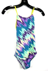 Nike Girls Immiscible One Piece Swimsuit Wild Berry Size Large - Picture 1 of 3