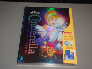 Cinderella New Blu-ray DVD Pack Digibook Disney Diamond Edition Target Excl - Picture 1 of 4