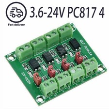 3.6-24V PC817 4 Channel Voltage Converter Optocoupler Isolation Driving Module