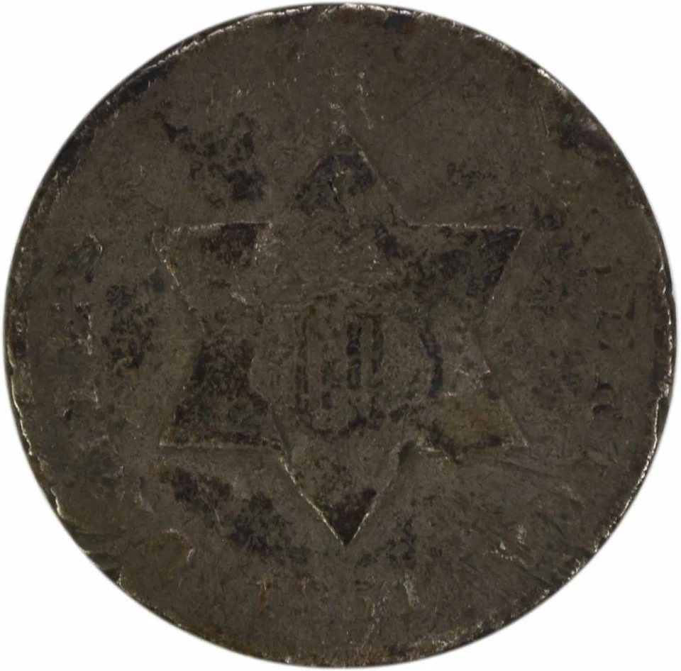 1851-O Three Cent Silver AG Uncertified #135 - Image 1 of 2