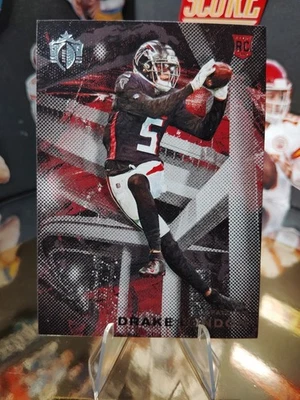 2022 Panini Chronicles - Gridiron Kings #GK-6 Drake London (RC) Red  Color Match - Image 1 of 4