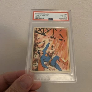 1940 Superman #34 Peril In The Oil Fields PSA 4.5 - Picture 1 of 2