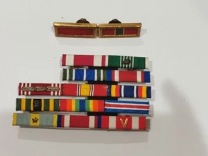 Cinta de suboficial de conducta unidad superior logro elogio meritorio del ejército de los Estados Unidos - Imagen 1 de 3