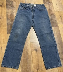 Jeans Uomo Levis SilverTab Baggy Fit Taglia 34x32 Blu Cotone Denim Vintage LEGGI - Foto 1 di 10