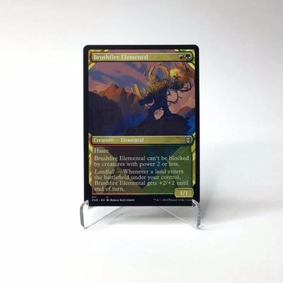 Magic: The Gathering Brushfire Elemental (Showcase) MTG 2020 Zendikar Rising LP - Image 1 of 2