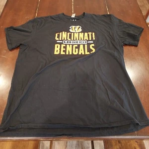 NFL Cincinnati Bengals Football T-shirt Men's 2XL Black - Picture 1 of 6