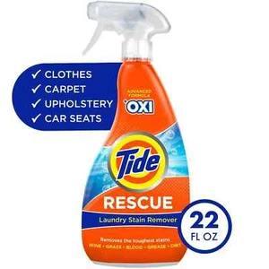 Tide Rescue Plus Oxi Laundry Stain Remover & Carpet Cleaning Spray and Wash 22oz - Picture 1 of 9