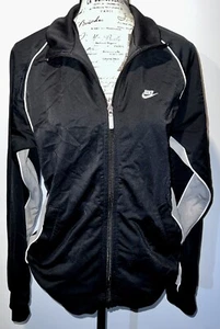 NIKE SWOOSH Windbreaker Jacke Full Zipper Kragen bestickt Vintage Small - Bild 1 von 5