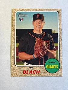 Ty Blach 2017 Topps Heritage High Number Rookie Card RC #659 Giants - Picture 1 of 2