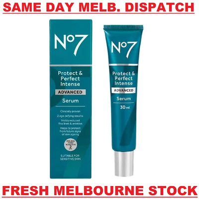 No7 Protect & Perfect INTENSE ADVANCED SERUM Anti Aging Reduce Wrinkles - 30mL - image 1 of 4