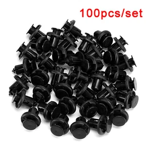 100Pcs Bumper Clips 10mm Hood Push Rivets Retainer Fasteners for Honda Acura - Foto 1 di 12
