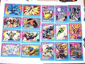 1992 X-MEN IMPEL BASE 100 CARD SET MARVEL COMICS JIM LEE STAN LEE + DANGER ROOM - Picture 1 of 12