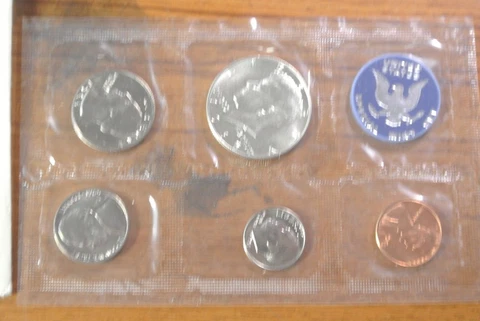 FIVE 1965 S.S.  Special Mint Set- 5 Coins WITH ORIGINAL ENVELOPES Cover