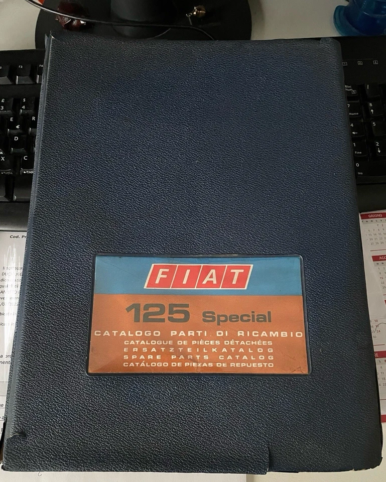 Catalogo Parti di Ricambio Fiat 125 Special - Immagine 1 di 1