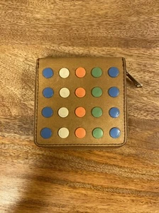 Cartera monedero de cuero marrón tostado FOSSIL C32 - Imagen 1 de 6