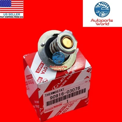 GENUINE OEM TOYOTA 4RUNNER CELICA COROLLA PICKUP SUPRA THERMOSTAT 90916-03078 - Image 1 of 4