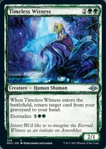 MTG TIMELESS WITNESS EXC - TESTIMONE SENZA TEMPO - MH2 EXTRA EN - MAGIC - Picture 1 of 1