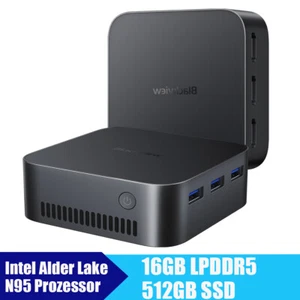 Blackview Mini PC MP80 Intel 12th N95 16GB+512GB Mini Desktop Gaming PC 4K HDMI - Afbeelding 1 van 15
