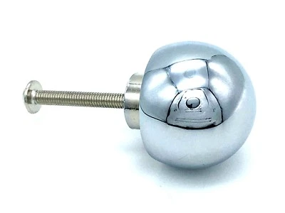 ROUND KNOBS 30mm polished chrome ball knob cupboard cabinet drawer handle (816) - Image 1 of 4