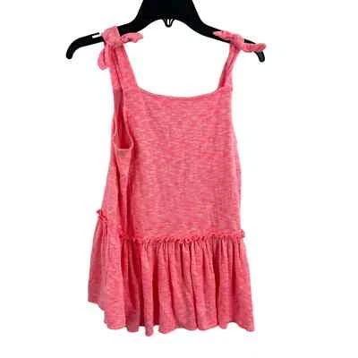 Crewcuts Pink Sleeveless Peplum Waist Size 14 New - Image 1 of 4
