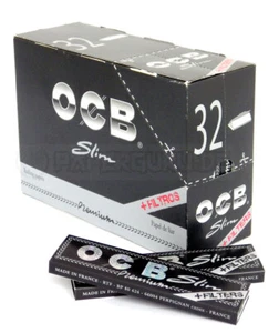 16x OCB King Size Slim Papers+Tips 32 Blättchen und 32 Filtertips pro Booklet - Bild 1 von 3