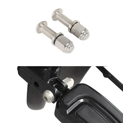 Perno de estriba con punta de bala de metal apto para Harley Sportster XL883 1200 48 72 Softail Foto 1 de 4