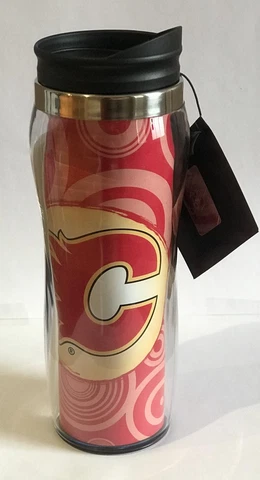 (HCW) Calgary Flames 14oz Insulated Tumbler - Keep Liquids Hot/Cold Cover