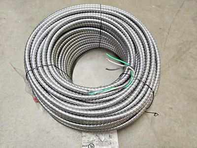 ENCORE WIRE, 12/2, 250 FT, MC-AL, METAL CLAD, MULTI-CIRCUIT, ALUMINUM ARMOR - Image 1 of 2