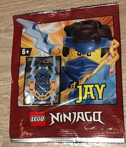 POLYBAG FIGURINE MINIFIGURE LEGO NINJAGO FOIL 892175 NINJA JAY EN TENUE ECLAIR - Imagen 1 de 1