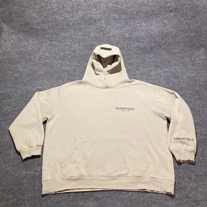 Felpa con cappuccio Fear Of God ESSENTIALS uomo L scritta preppy hipster cotone casual uomo - Foto 1 di 16