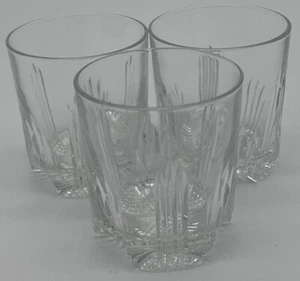 3 Bermioli Rocco Selecta Whiskey Glassware 8 Oz Cut Glass Italian Rocks Glasses - Picture 1 of 4