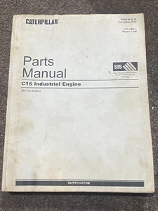 Caterpillar C15 Industrial Engine Parts Manual Vol 1 and 2 SEBP3815-39 - Imagen 1 de 5