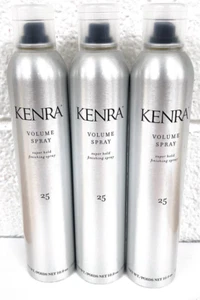 KENRA VOLUME 25 SPRAY 10 Oz SUPER HOLD FINISHING HAIRSPRAY 3 CAN SET DEAL!! - Picture 1 of 2
