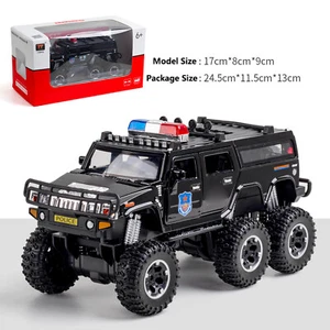 1:32 LIght Sound Moveable Alloy Police Lengthen Car Model Off-road Vehicles b - Picture 1 of 11