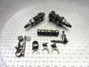 2003 01-03 Kawasaki ZR7S ZR750 Transmission Drum Shaft Fork Gears - Bild 1 von 12