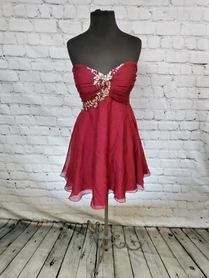 G2119 ALYCE   1058 SZ 10 RASP  $159 FORMAL PARTY PROM BRIDESMAID GOWN DRESS - Image 1 of 4