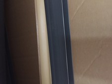 15 mm corner plastic black profile 800 mm