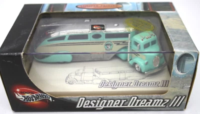 Coches de juguete fundidos a presión Hot Wheels, camioneta y remolque Ford 1938, diseñador Dreamz III,   Foto 1 de 4