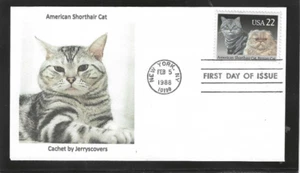 CATS FDC 1988 NEW YORK, NY JERRY'S COVER 1 di 1 - Foto 1 di 1