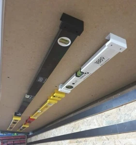 Spirit Level Holder Wall Van Mount Bracket, 1 Pack, Choice Of Colours, Large - Picture 1 of 4