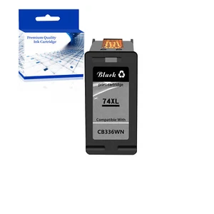 74XL cartucho de tinta negro de alto rendimiento para HP Deskjet D4363 D4368 OfficeJet J6424 - Imagen 1 de 1